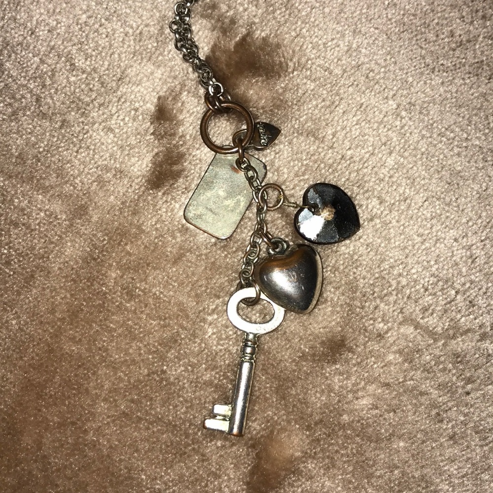 Aeropostale 16” Key to my Heart Necklace